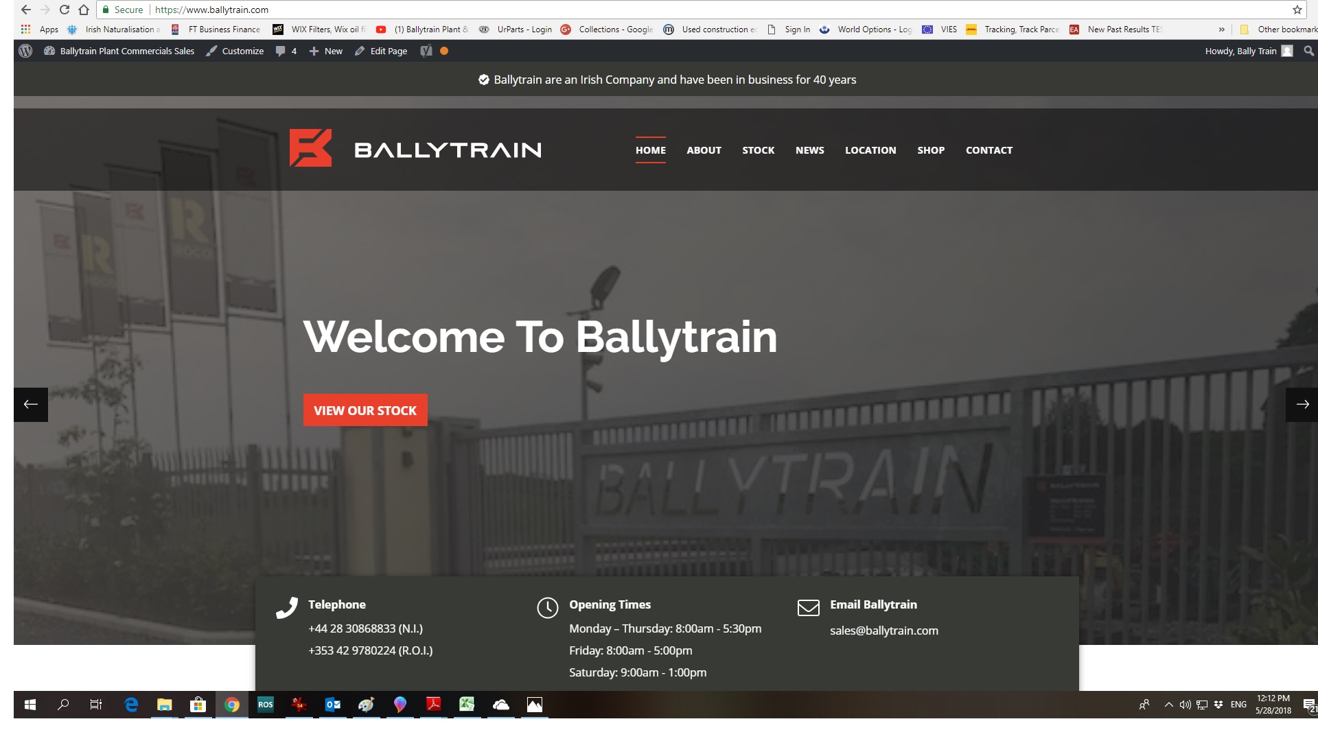 New Ballytrain Website
