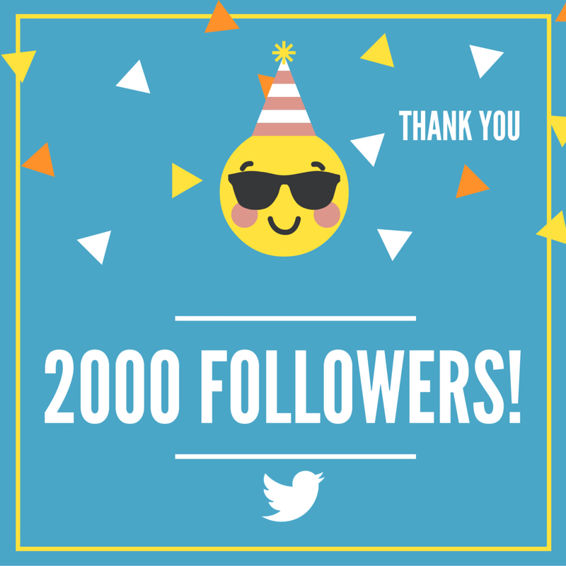 2000 Twitter Followers