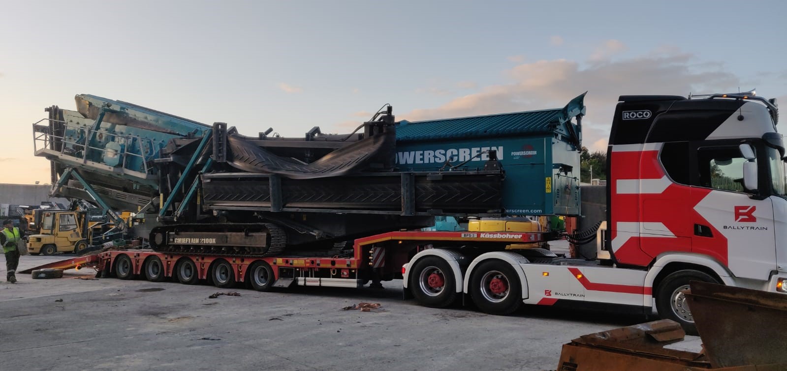 Powerscreen Chieftain 2100x Sold to Europe