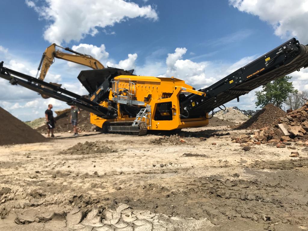 Roco 1600S processing Soils and C&D Material