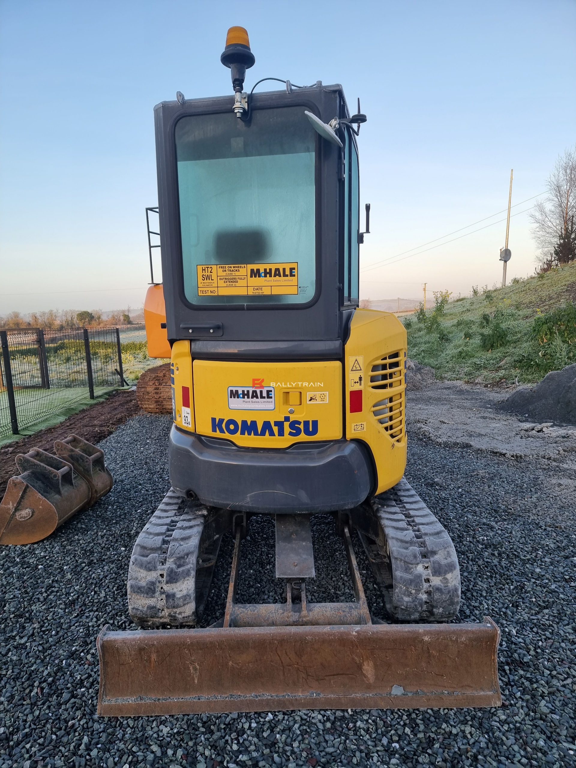 Komatsu PC26MR-3 Mini Excavator for sale, used mini excavator, Komats